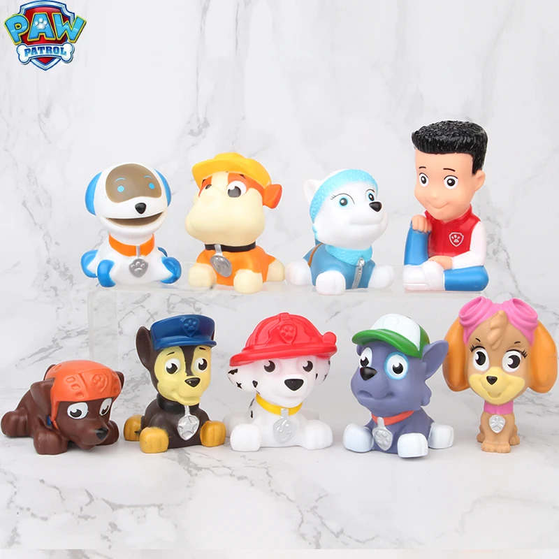 

Paw Patrol Puppy Patrol Dog 9CM Anime Figure Ryder Patroling Canine Patrulha Canina PVC Action Figures Toys for Children D54