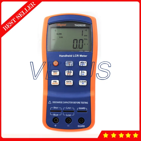 

TH2822E Portable handheld Digital LCR Meter Price of 100kHz 0.1% Basic accuracy