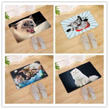 

Cat Doormat Floor Mat Anti-slip Water Absorption Carpet Kitchen Mat Door Mat Cat Bedroom Rugs Toilet Porch Doormat Home Decor