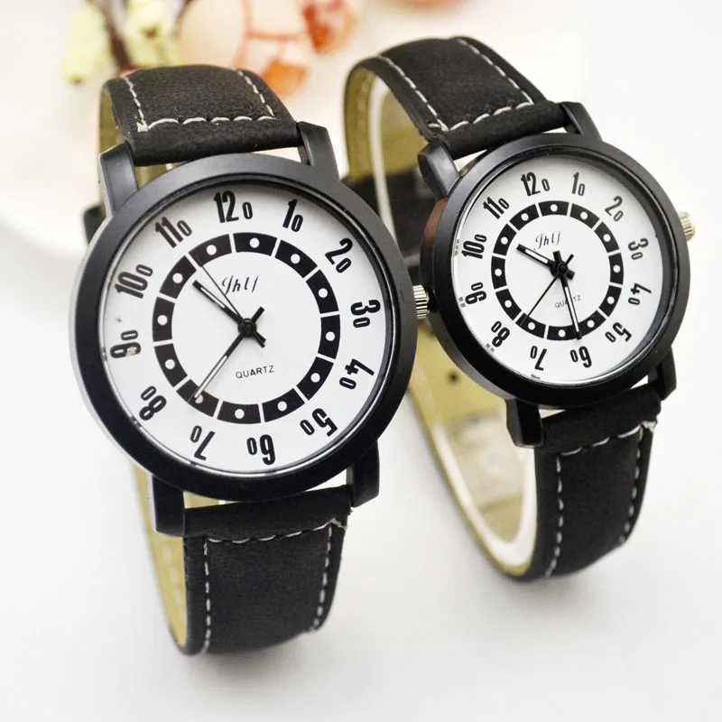 Korean Digital Belt Women's Table Harajuku Fashion Trend Retro Simple Middle School Sweethearts Watch Women