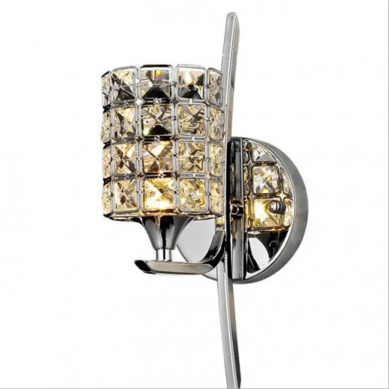 

Modern K9 Crystal Wall Light Luxury Wall Lamp With Bulbs Living Room Decorac 90-260v Appliques Luminaires Murales Lighting