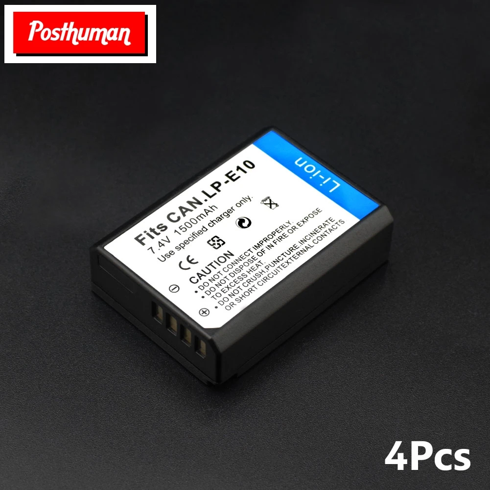 

LP-E10 For Canon Camera 7.4 volts 1500mAh Li-polymer Rechargeable Battery SLR EOS 1100D 1200D 1300D T3 Rebel T5 Camera Batteries