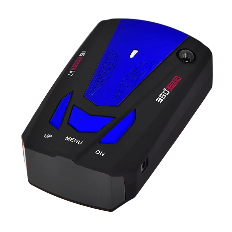 Car detector V7 360 Degree Detection Voice Alert Car Radar Detector anti English Voice for Car Speed Limited hot sale