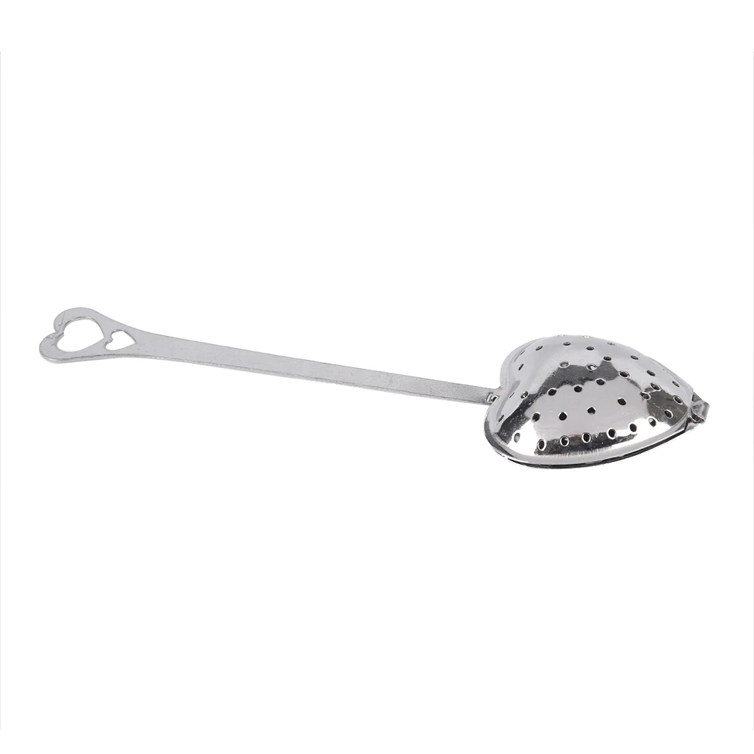 Silver В форме сердца ложка-ситечко чая свадебный подарок - Цвет: Silver