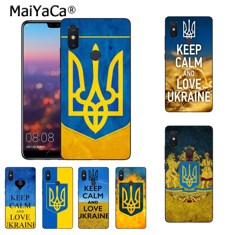 

MaiYaCa keep calm and ukraine Of Flag phone case for Xiaomi Mi 6 Mix2 Mix2S Note3 8 8SE Redmi 5 5Plus Note4 4X Note5