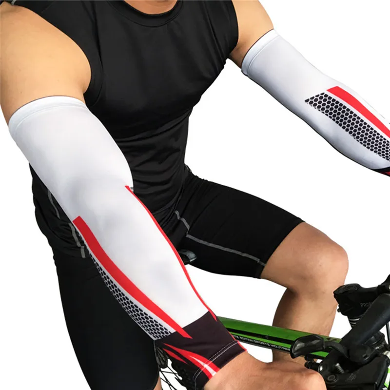 Good! UV Protection Arm Warmers Running Cycling Basketball Volleyball Arm Sleeves Bicycle Bike