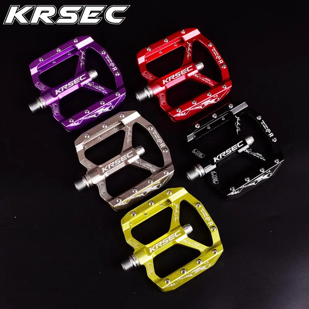 

Ultralight bicycle pedal all CNC mtb DH XC mountain bike pedal L7U Material +DU Bearing Aluminum Pedals a pair