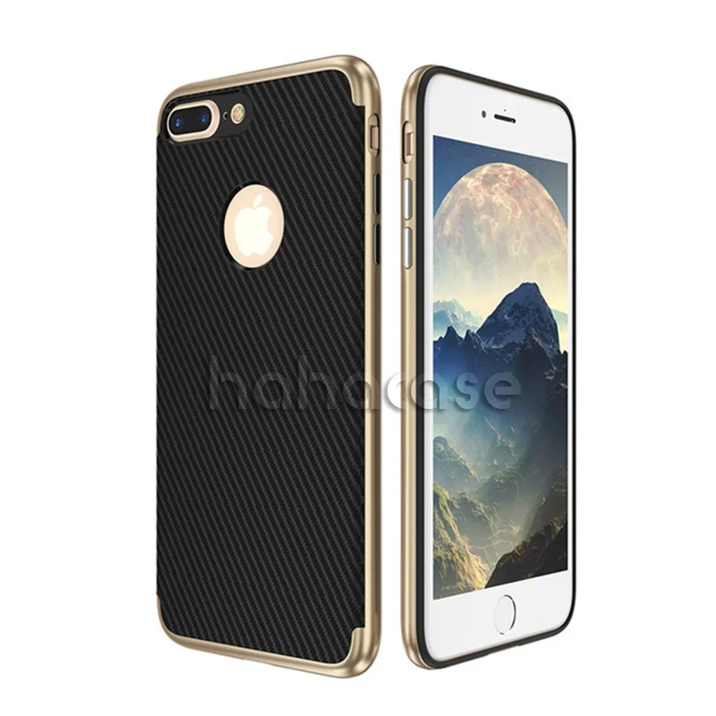10 шт. поглощения Hornet 2 в 1 Шмель Тонкий чехол для iPhone XS Max XR X 8 7 6 плюс 5 5S SE углеродного волокна PC+ TPU Броня обложка