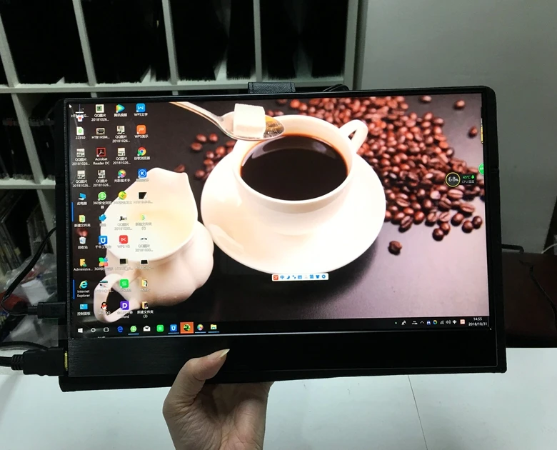 

13.3 Inch Supper Ultra-narrow Border HDR Portable Monitor 1920 * 1080P IPS Screen For PS3 PS4 XBOX Car Display PC For Mac