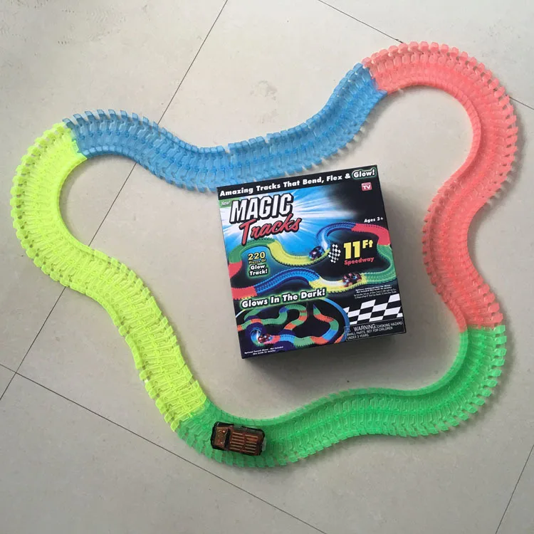 amazing tracks that bend flex and glow