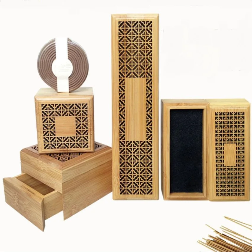 Handmade Chinese Bamboo Incense Burners Stick Incense Holder