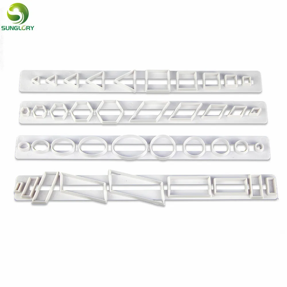 Essential Shapes Tappits 4PCS SET Geometry Cookie Cutter