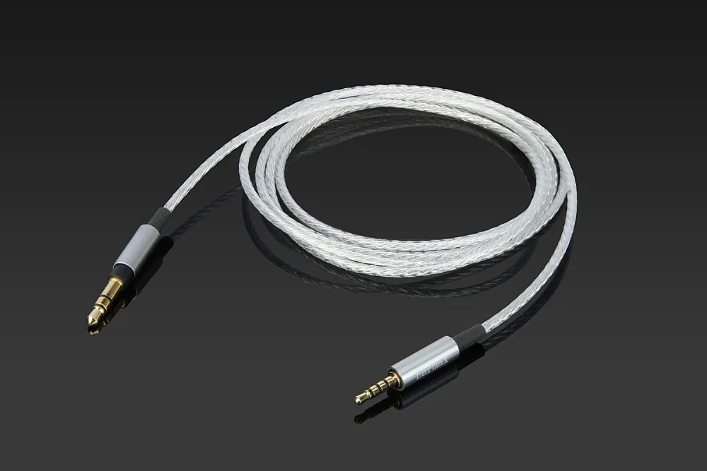 Replace Silver Plated Audio Cable For JBL Tune 700BT CLUB ONE 700BT 950NC UA Train Wireless headphones