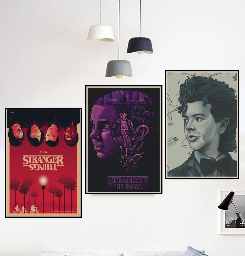 

TV Series Stranger Things Season 2 Poster kraft Paper clear image wall Poster Kids' room decor wall sticker home Decor Gift A4