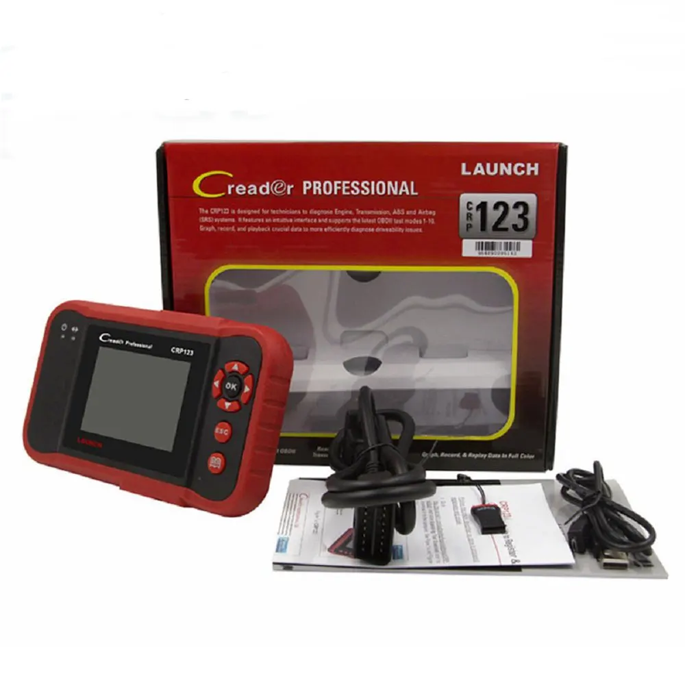 X431 CRP123 OBD2 Automotive Scanner ABS SRS Airbag Transmission Engine Car Diagnostic Tool OBDII Code Reader Scanner