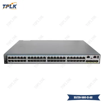 

Hot sale S5720-56C-EI-AC 598 Gbps/5.98Tbps switch 48 10/100/1000Base-T Ethernet ports, 4 10G SFP+ An extended daughter card slot