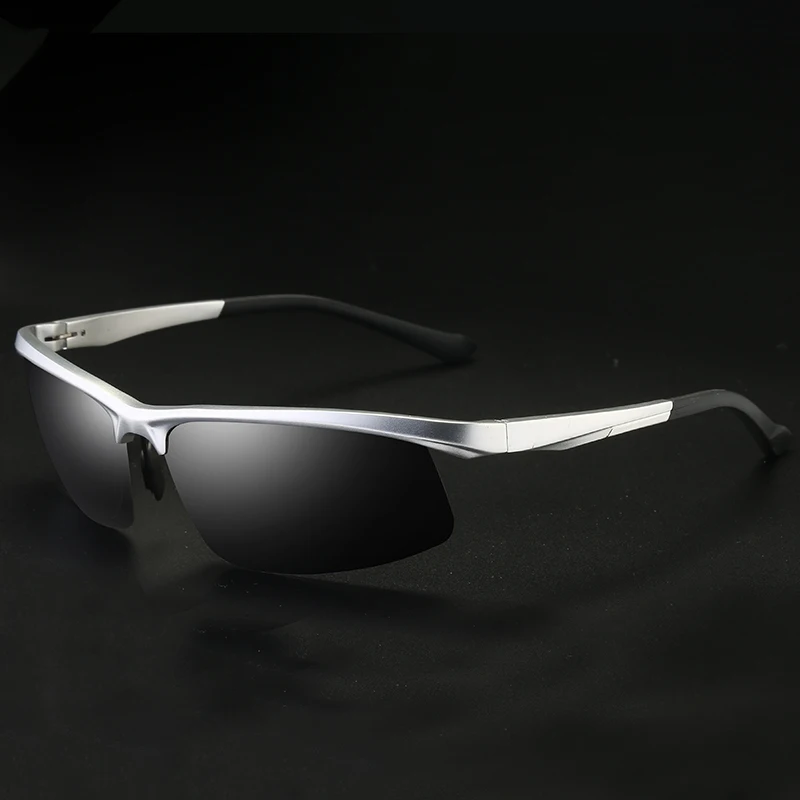 YSO солнцезащитные очки Для Мужчин Поляризованные UV400 алюминиево-магниевым так рамки солнцезащитные очки для вождения очки без оправы аксессуар для Для мужчин 8626