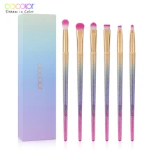 docolor6PCS Professional eye makeup brushes sets maquiagem cosmetics make up brushes eyebrow eyes concealer pinceies