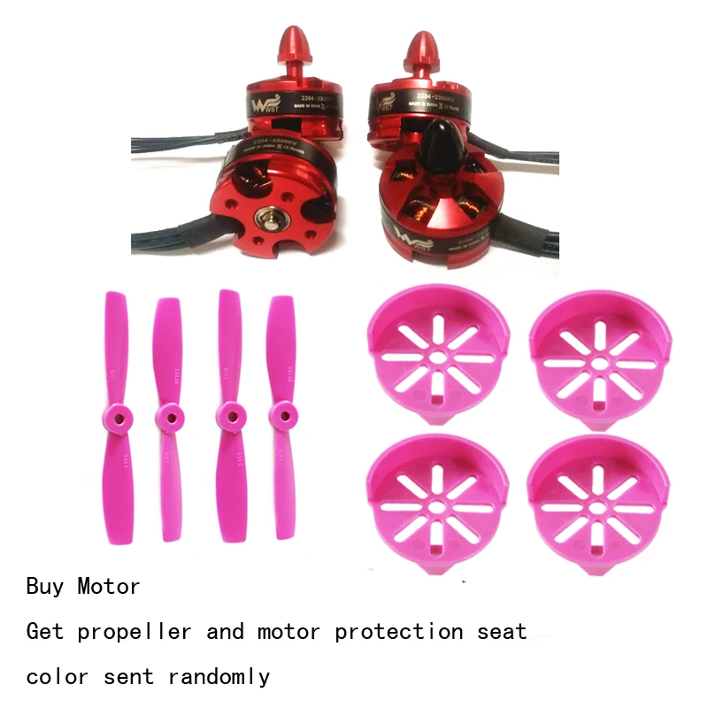 

QAV-X FPV drone MT 2204 2300KV multirotor WST Motor QAV-R 220 250 210 frame Support 4S Battery for mini cross racing qudcopter