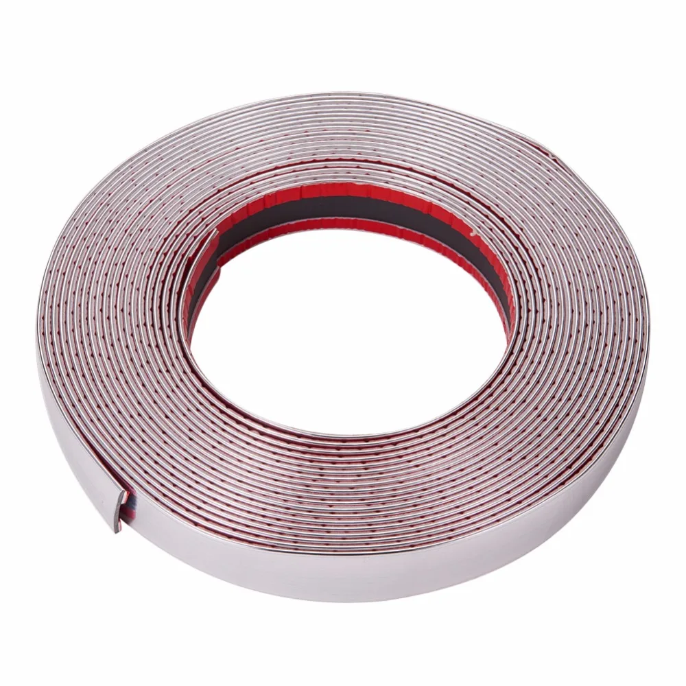 Styling Moulding Trim Strip Silver Color Decorative Line Moulding