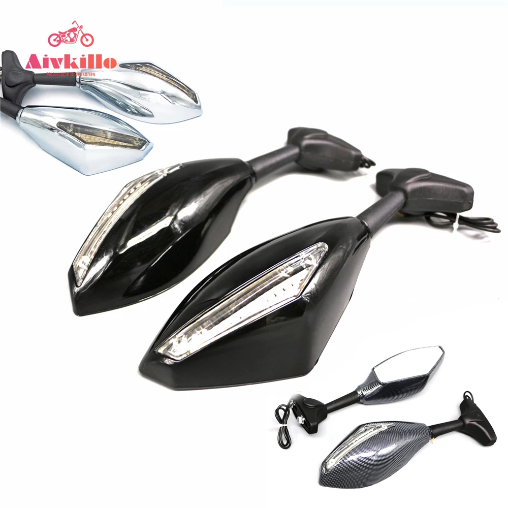 야마하 YZF R6 1999-2016 및 R6S 2006-2016 및 R1 1998-2016 용 미러 방향 지시등