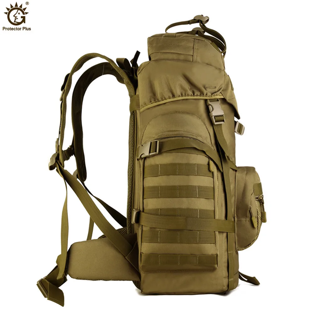  60L Outdoor Large Capacity Backpack Tactical Molle Army Rucksack Men Military Backpack Climbing Spo