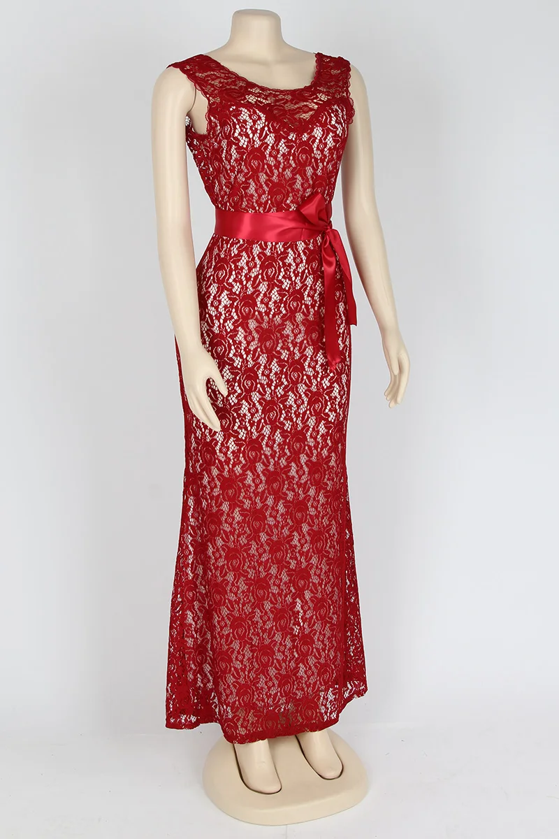 Kostlich Summer Women Long Dress 2017 UK Green Elegant Prom Fashion Casual Ladies Maxi Clothes Evening Party O-Neck Lace Dresses (16)