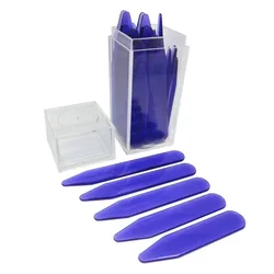 SHANH ZUN Purple Plastic Collar Bones stiffeners to Keep Your Collars Straight 30 pcs SHANH ZUN Purple Plastic Collar Bones stiffeners to Keep Your Collars Straight 30 pcs
