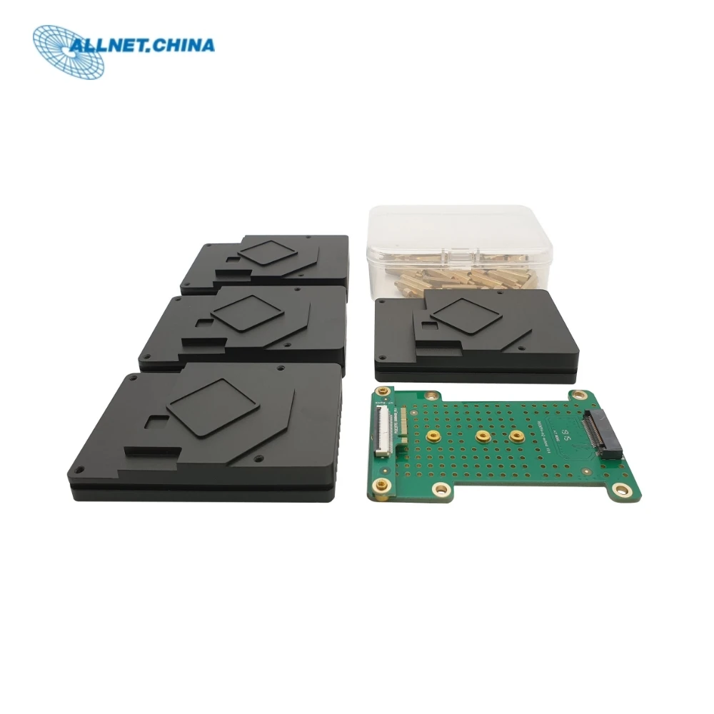 RK3399 однобортный компьютер ROCK PI 4 кластерный набор включает радиатор M.2