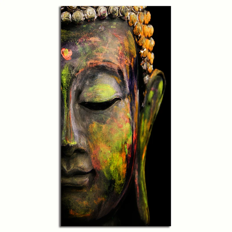 1 Piece HD Canvas Prints Buddha Statue Canvas Painting Decor Buddha
