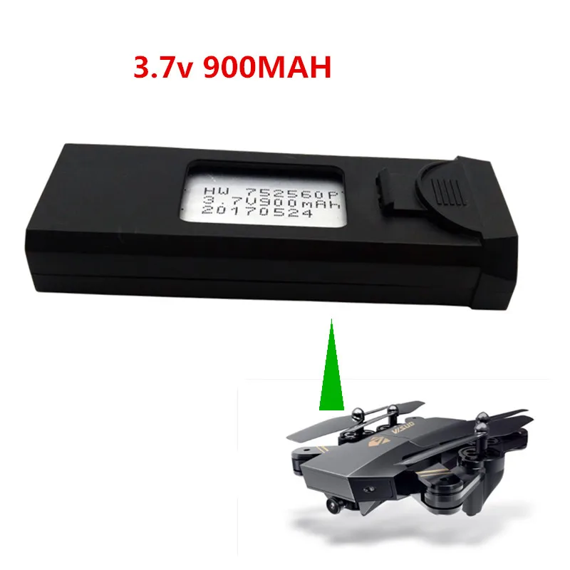 Складной Дрон Квадрокоптер TIANQU Visuo XS809 Lipo Battery 4 шт./лот 3 7 в 900 мАч 30C S809HC XS809HW XS809W|lipo