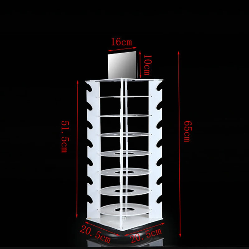 Mordoa вращающиеся белые пластиковые солнцезащитные очки подставка держатель стойка для очков для 28 пар