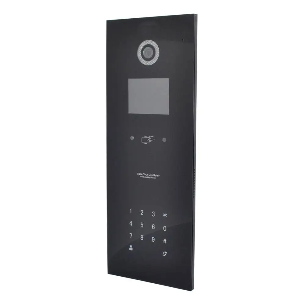 Telefone da Porta Campainha à Prova Logotipo Multi-idioma Apartamento Vídeo Porteiro Vto1210b-x-s1 Sip Dwaterproof Água Incluem Montado Caixa dh ip