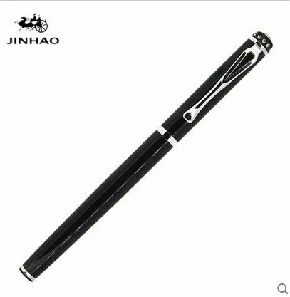 Jinhao 301 синяя, белая, серебряная Ручка-роллер с зажимом, хорошая ручка для письма, металлические шариковые ручки с подарочной коробкой, офисные, школьные принадлежности - Цвет: T