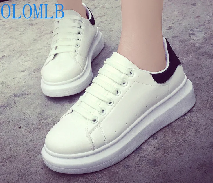 

New Designer Shoes Woman Wedges Platform Sneakers Lace-Up Breathable Tenis Feminino Casual Chunky Sneakers Ladies Zapatos Mujer