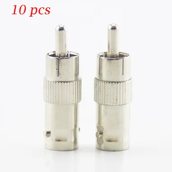 

Gakaki 10Pcs/Lot Wholesale Splitter Plug Adapter Rca Bnc Connector Female To Rca Connector Male Coupler For Cctv Rg59 Cable
