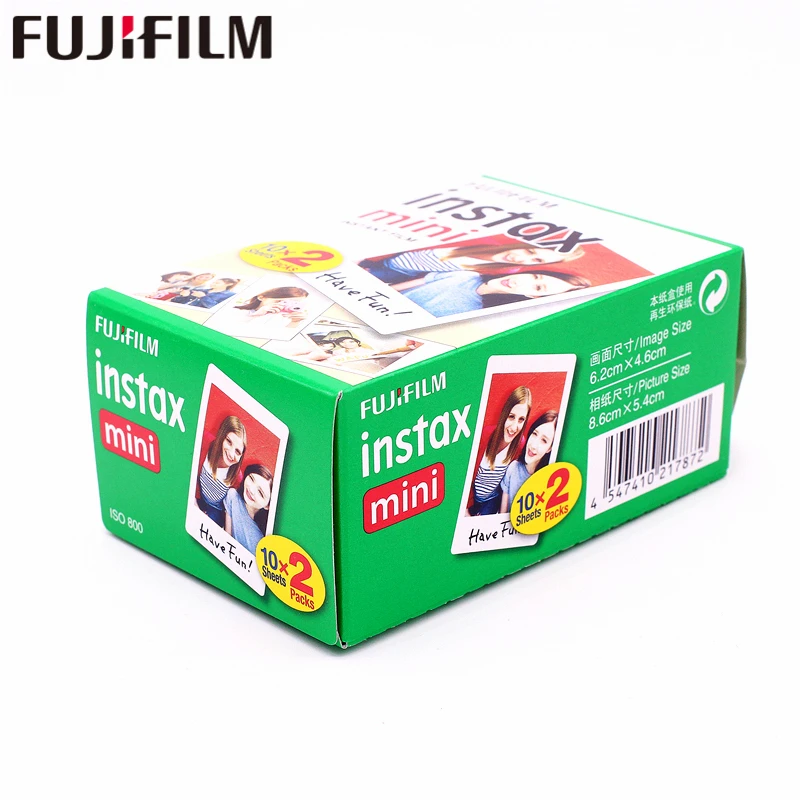 Оригинальная фотобумага Fuji Fujifilm Instax Mini 8 60 шт. с белыми краями для 9 7s 90 25 55