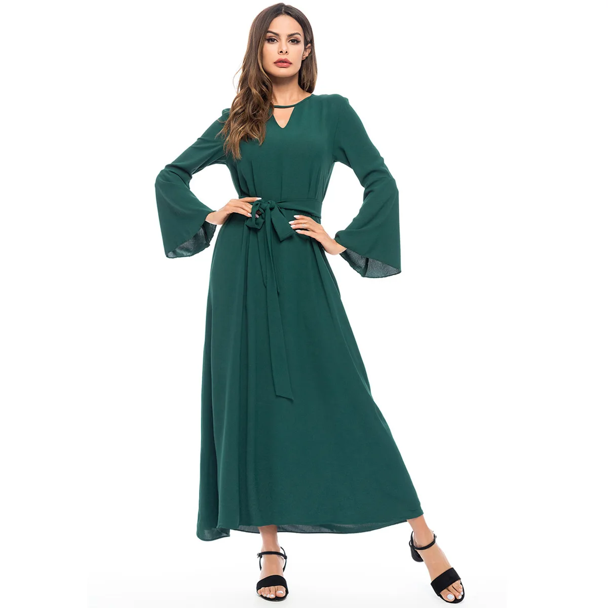 

Muslim Arabic Islamic Dubai Kaftan Dress Moroccan Kaftan Middle Eastern Turkey Parkistani Abaya Big Size Robe Musulmane Longue
