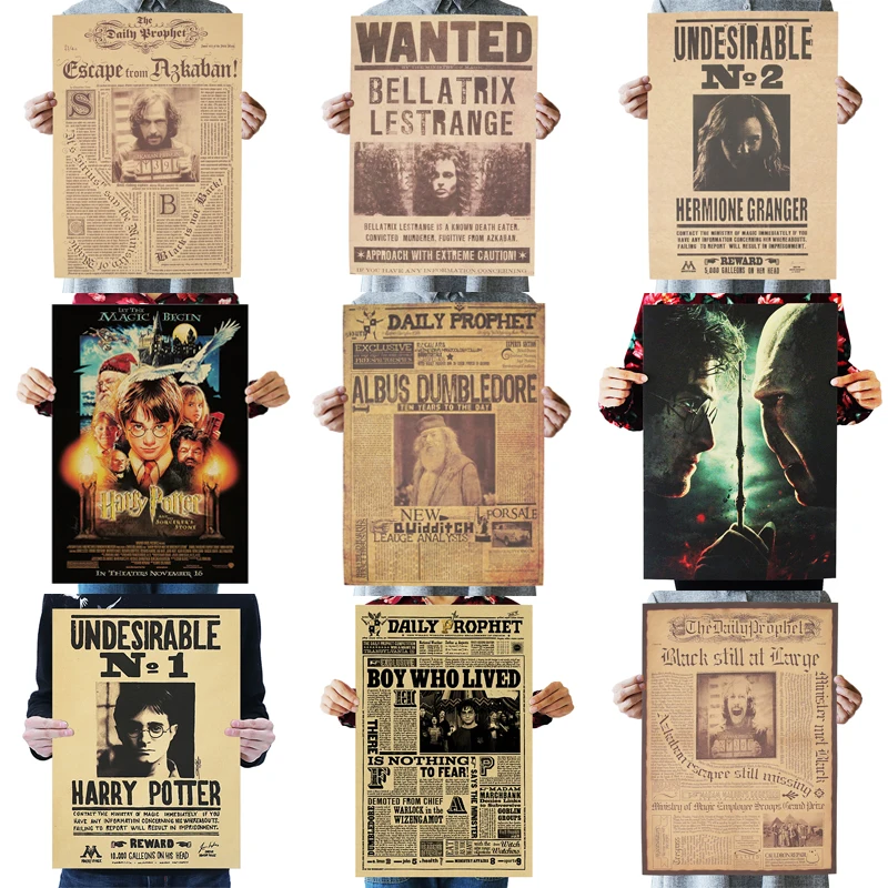 

DLKKLB Famous Novel Classic Movie Poster Vintage Retro Kraft Poster Wall Stickers Decoration Paintings 42x30cm Home Room Decor