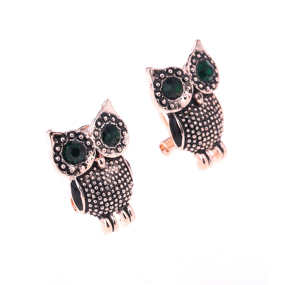 New Fashion Vintage Alloy Owl Stud Earrings Hot Clic Gold New Fashion Vintage Alloy Owl Stud Earrings Hot Clic Gold Earring For Women S Brincos Jewelry Eje In From