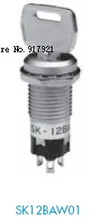 

[ZOB] Button switch SK13DA Japan nkk switch SK-13DA keylock switch 45-degree angle to throw --5PCS/LOT