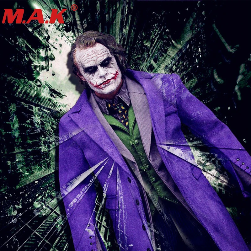 1/6 joker the dark Knig Бэтмен злодей фиолетовая одежда наборы моделей для 12 дюймов мужской человек фигурка игрушки без головы и тела