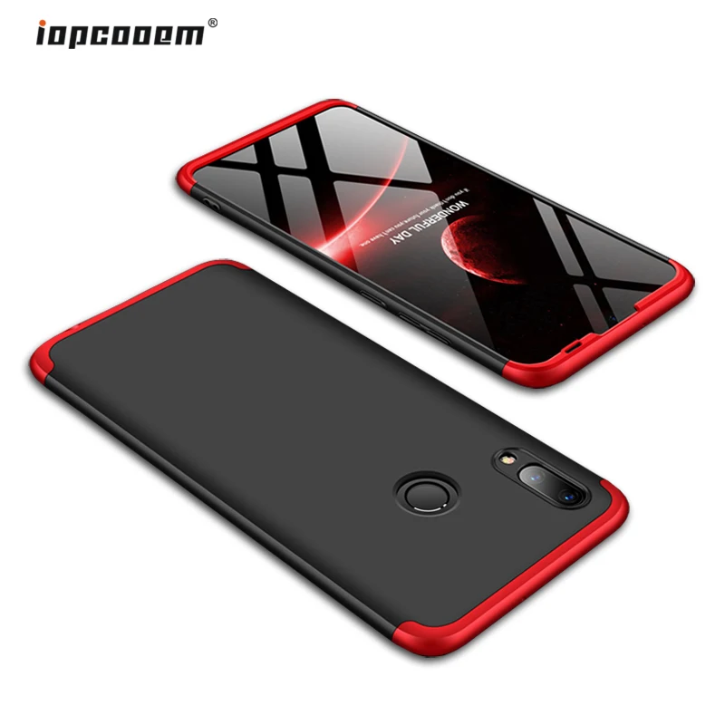 

Shockproof 360 Degree Full Protection Case For Huawei Honor 10 Lite Back Cover For Huawei P Smart 2019 Luxury business Shell