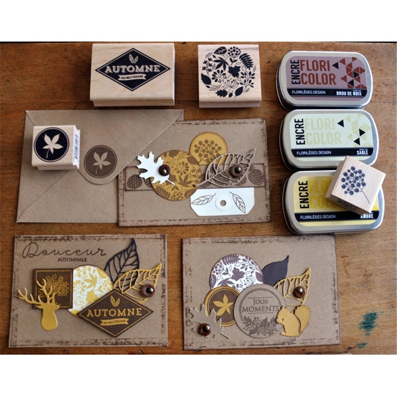 

Naifumodo Foliage Dies Animal Squirrel Metal Cutting Dies for DIY Scrapbooking Embossing Paper Cards Die Cuts Photo Album Making