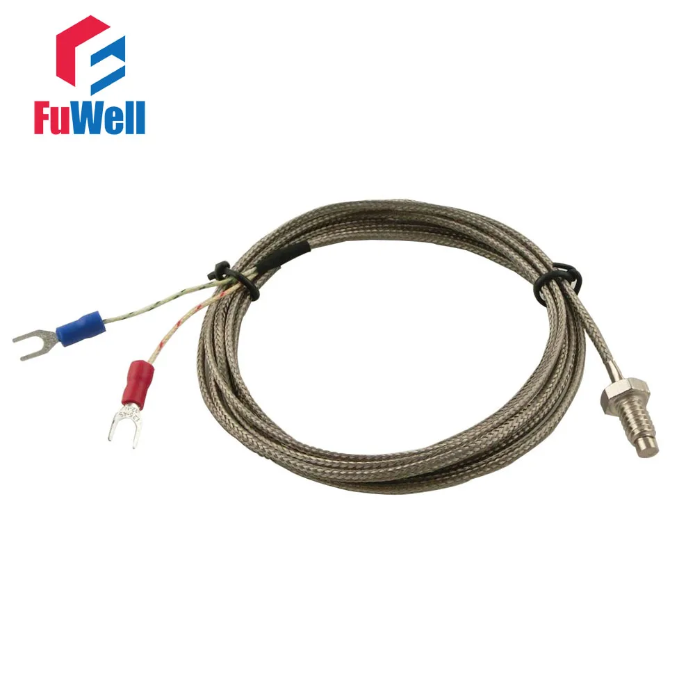 M8 диаметр резьбы 1 м/2 м/3 м/4 м/5 м провод типа K/E термопара|thermocouple type|thermocouple wirethermocouple