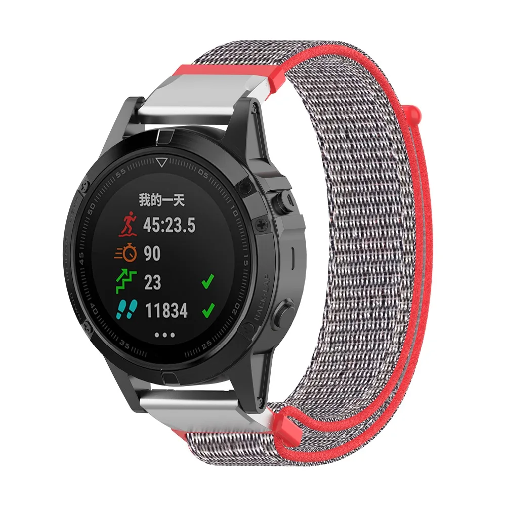 3 In1 нейлоновый браслет для наручных gps-часов Garmin Fenix 5x, Смарт-часы ремешок сменный ремешок+ Экран Защитная пленка для наручных gps-часов Garmin Fenix 5x, ремешок