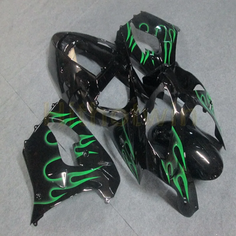 Крышка мотоцикла для Kawasaki ZX6R 636 1998 1999 ZX-6R ABS мотоцикла обтекатель болты+ звезда черный корпус