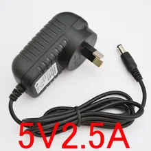Ac 100 V - 240 V conversor IC DC 5 V 2.5A 2500mA 12.5 W AU Plug de 5.5 mm 2.1 - 2.5 mm
