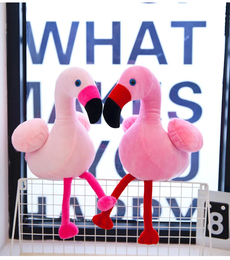 30-70 см мягкая Фламинго плюшевая игрушка кукла-птичка Подушка Мягкие животные для детей подарок на день рождения подарок для девочек большой размер фламинго