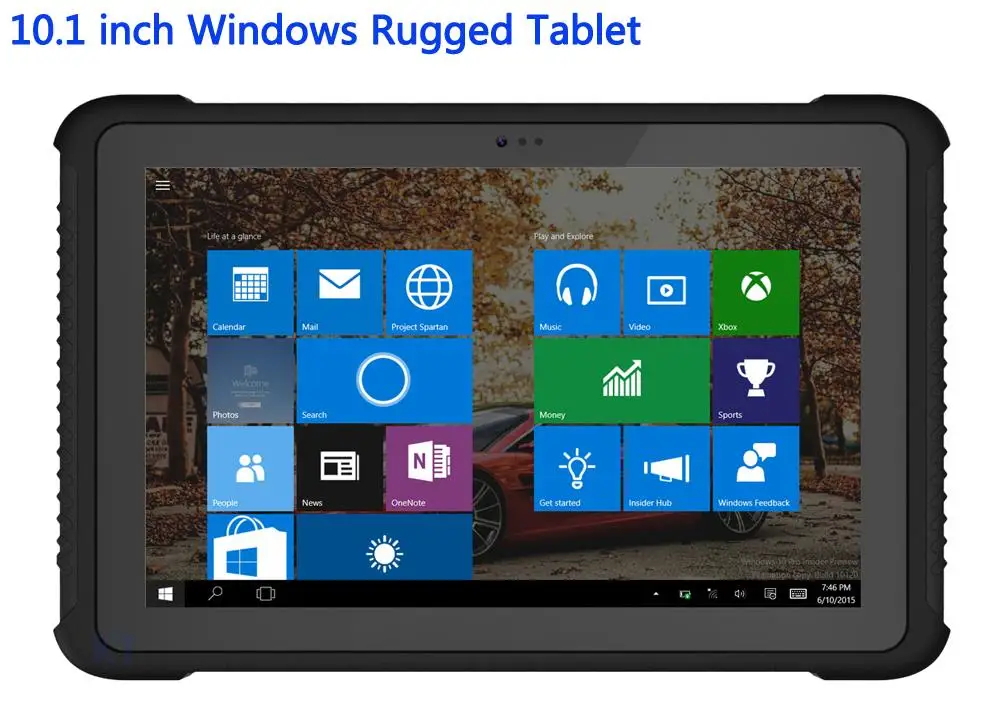 Китайский промышленный Прочный планшетный ПК сенсорный Windows 10 Pro 10," жесткий водонепроницаемый телефон Android 4G LTE считыватель отпечатков пальцев toughbook